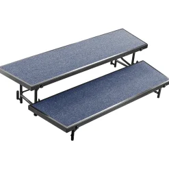 Olympus Two Level Tapered Carpeted Riser