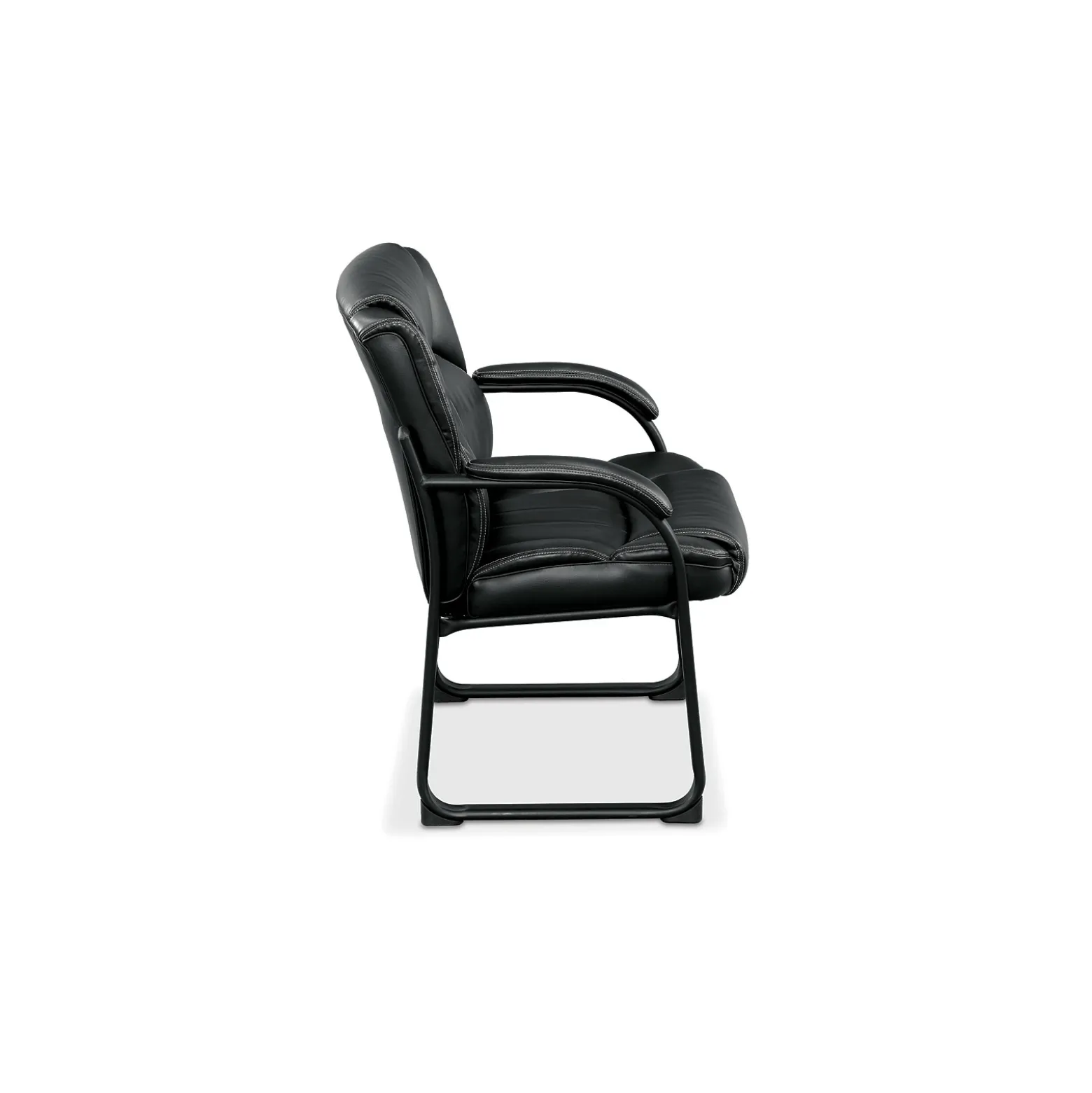 Omega Faux Leather Oversize Guest Chair
