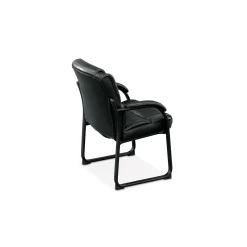 Omega Faux Leather Oversize Guest Chair
