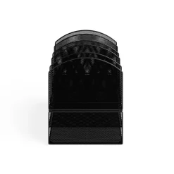 Onyx Desk Organizer, 2 Horizontal/6 Upright Sections