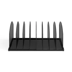Onyx Desk Organizer, 8 Upright Sections