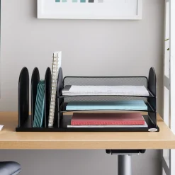 Onyx Desktop Organizer with Six Compartments