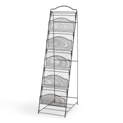 Onyx Five Pocket Mesh Magazine Rack