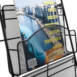 Onyx Five Pocket Mesh Magazine Rack