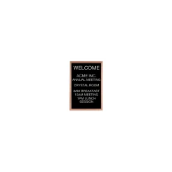 Open Faced Oak Wood Frame Letter Board 18