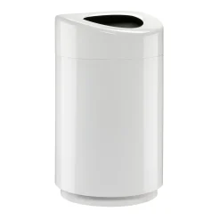 Open Top Powder Coated Trash Receptacle - 30 Gallon