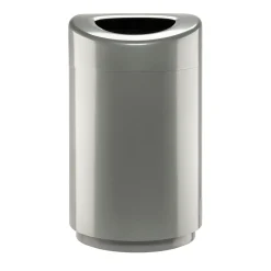 Open Top Powder Coated Trash Receptacle - 30 Gallon