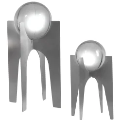 Orb Sculptures, Set of Two
