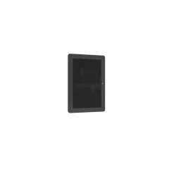 Ovation 3 Door Enclosed Fabric Bulletin Board 6'Wx4'H
