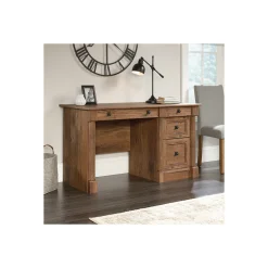 Palladia Single Pedestal Desk with Keyboard Tray