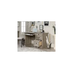 Palladia Single Pedestal Desk with Keyboard Tray
