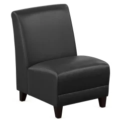 Parkside Armless Guest Chair in Faux Leather - 21