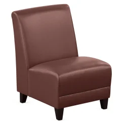 Parkside Armless Guest Chair in Faux Leather - 21