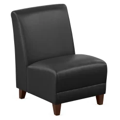 Parkside Armless Guest Chair in Faux Leather - 21