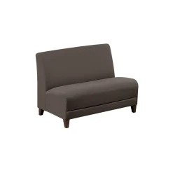 Parkside Armless Loveseat in Polyurethane or Fabric - 44