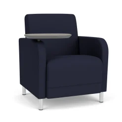 Parkside Guest Chair with Swivel Tablet in Standard Upholstery