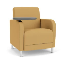 Parkside Guest Chair with Swivel Tablet in Standard Upholstery