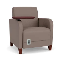 Parkside Powered Guest Chair with Swivel Tablet in Standard Upholstery