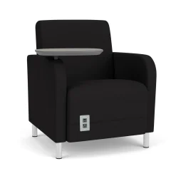 Parkside Powered Guest Chair with Swivel Tablet in Standard Upholstery