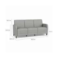 Parkside Sofa in Faux Leather