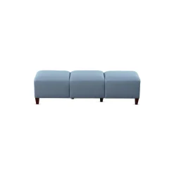 Parkside Three Seat Bench in Polyurethane or Fabric - 64.5