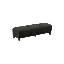 Parkside Three Seat Bench in Polyurethane or Fabric - 64.5