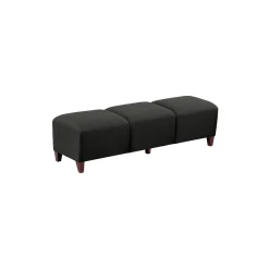 Parkside Three Seat Bench in Polyurethane or Fabric - 64.5