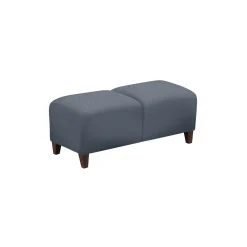 Parkside Two Seat Bench in Polyurethane or Fabric - 43"W