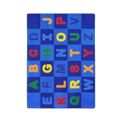 Patchwork Letters 7'8" x 10'9" Area Rug