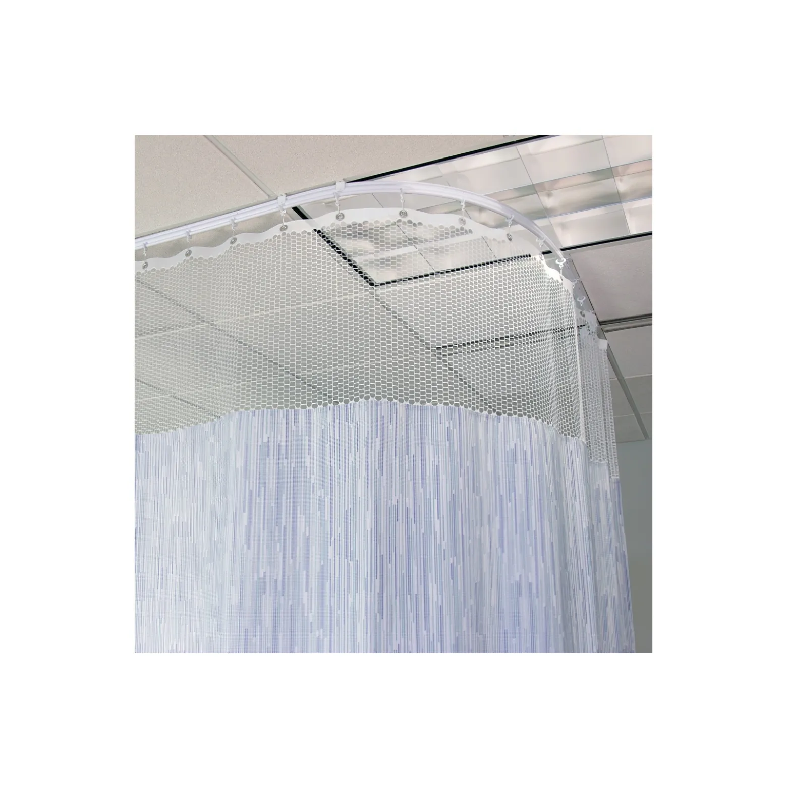 Patterned Print Privacy Curtain- 210"W x 74"H
