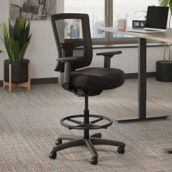 Perspective Mesh Back Stool