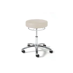 Physician Exam Stool with 360 Hand Lever and Aluminum Base