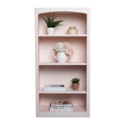 Pine Bookcases 4-Shelf Bookcase – 24”W x 48”H