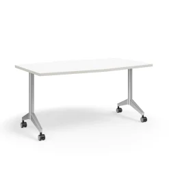 Pirouette Double Chevron Mobile Table - 60"W x 42"D