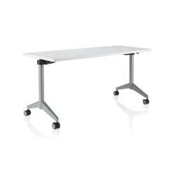 Pirouette Rectangular Flip-Top Training Table - 60"W x 30"D