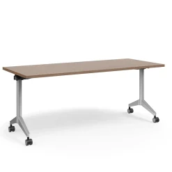 Pirouette Rectangular Flip-Top Training Table - 72