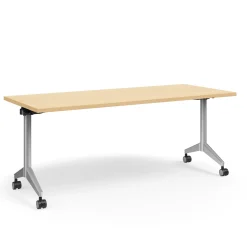 Pirouette Rectangular Flip-Top Training Table - 72