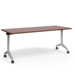 Pirouette Rectangular Flip-Top Training Table - 72