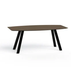 Plateaux Boat Shaped Conference Table with Knife Edge - 72W x 36D