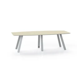 Plateaux Boat Shaped Conference Table with Knife Edge - 96W x 48D