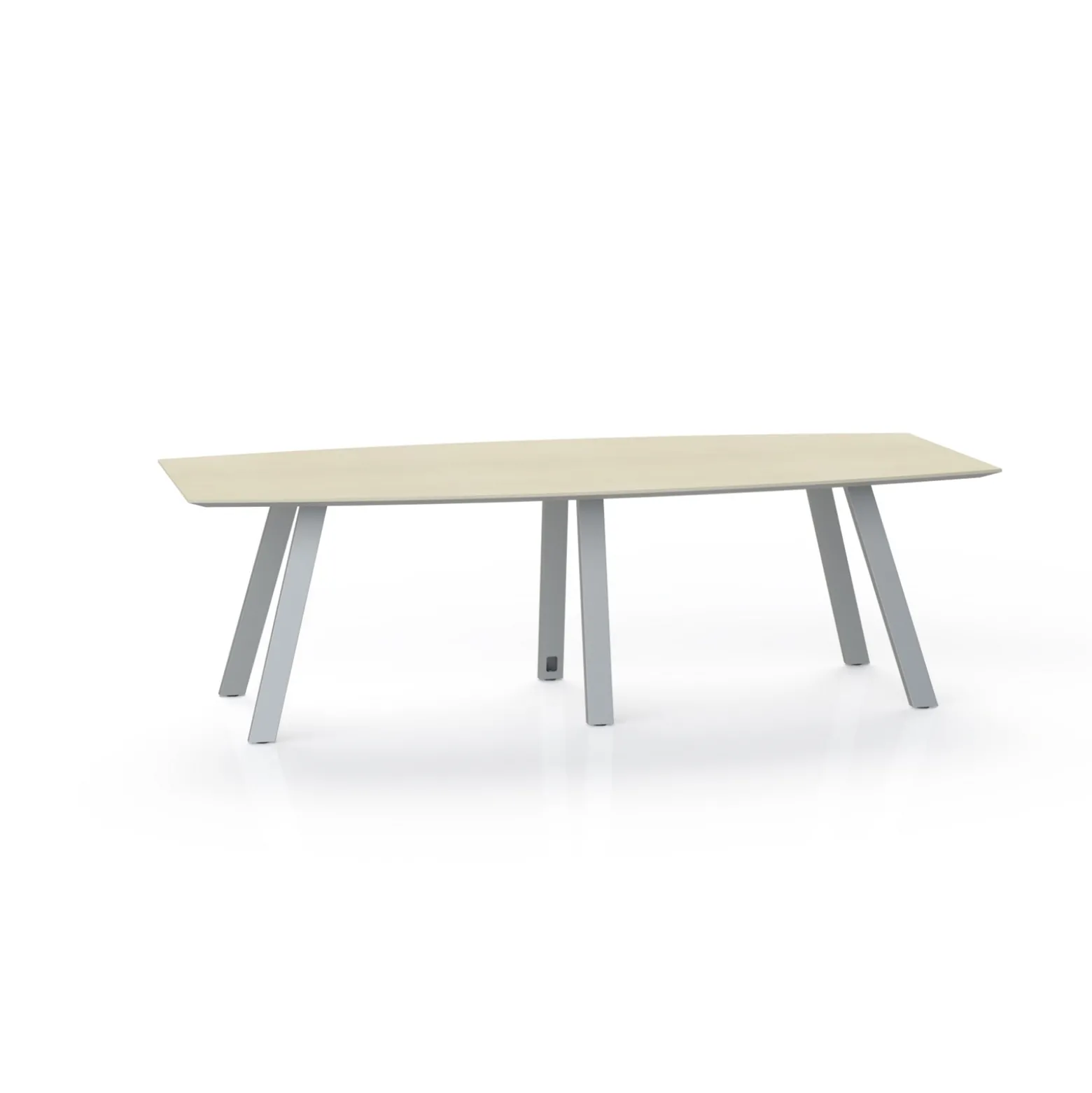 Plateaux Boat Shaped Conference Table with Knife Edge - 96W x 48D