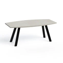 Plateaux Boat Shaped Conference Table with 3MM Edge - 72W x 36D