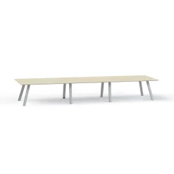 Plateaux Rectangular Conference Table with Knife Edge - 192W x 48D