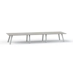 Plateaux Rectangular Conference Table with Knife Edge - 192W x 48D