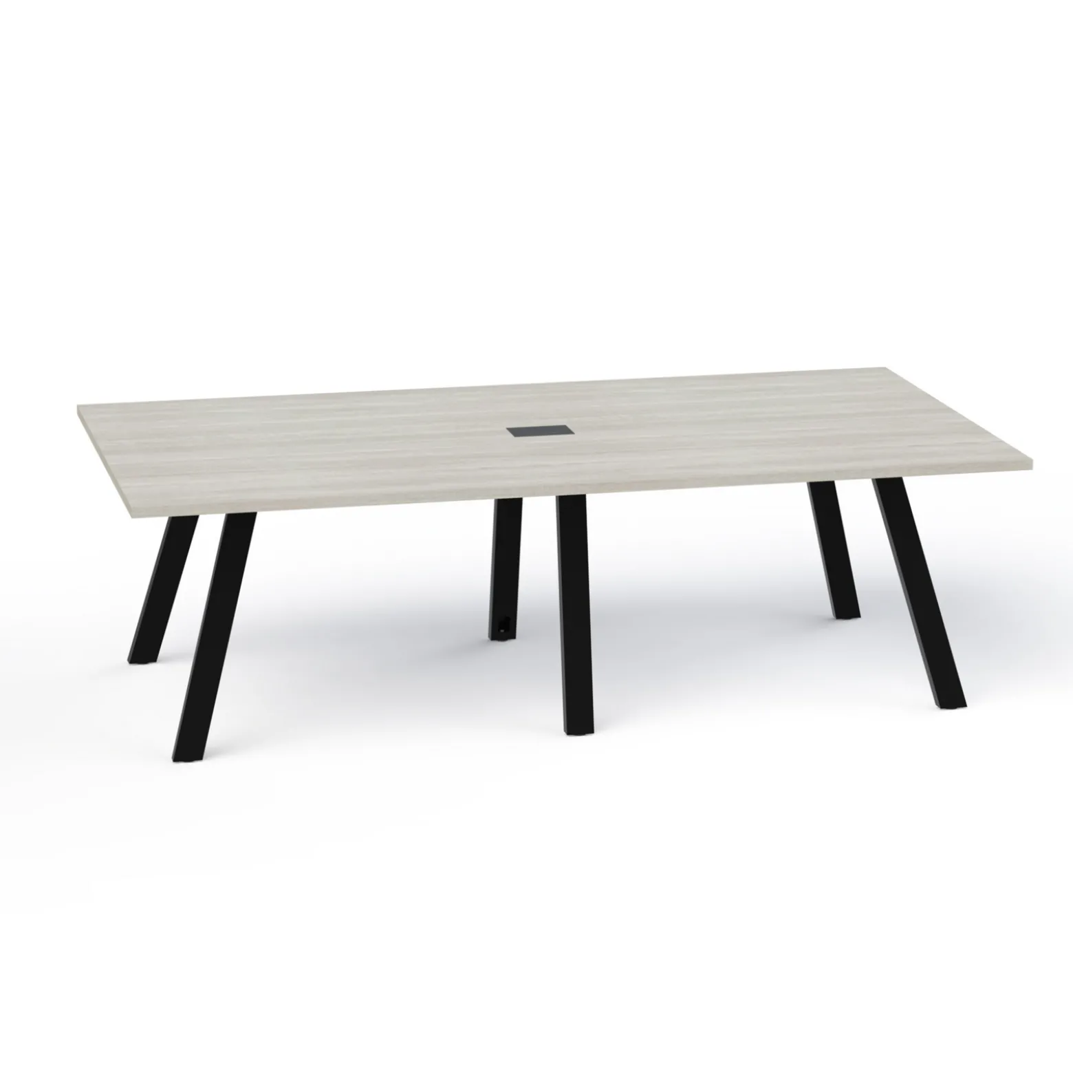 Plateaux Rectangular Conference Table with 3MM Edge - 144W x 48D