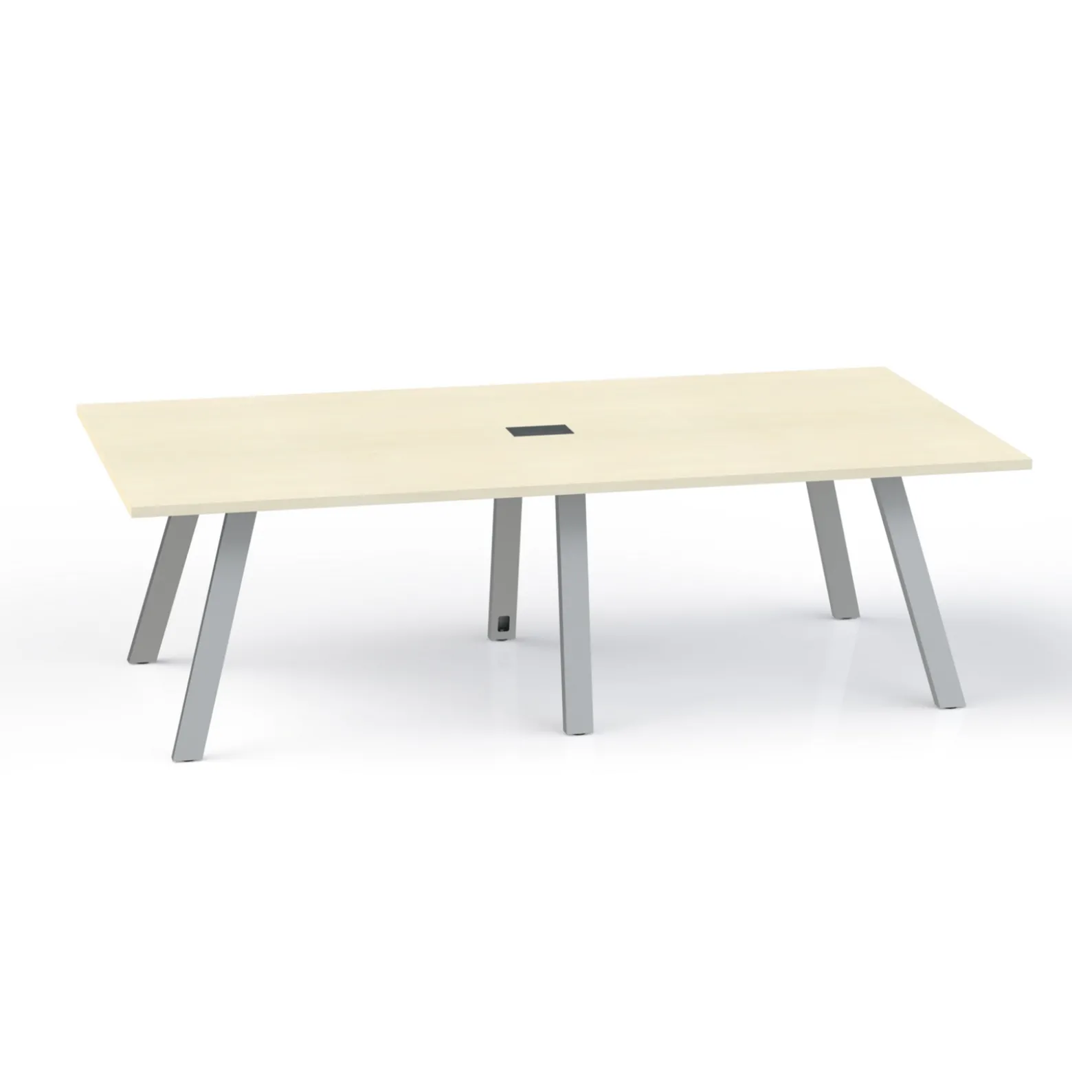 Plateaux Rectangular Conference Table with 3MM Edge - 144W x 48D