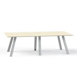 Plateaux Rectangular Conference Table with Knife Edge - 96W x 48D
