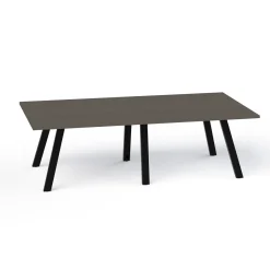 Plateaux Rectangular Conference Table with 3MM Edge - 120W x 48D