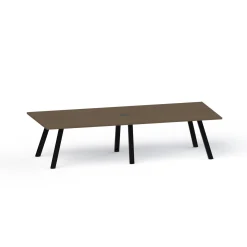 Plateaux Rectangular Powered Conference Table with 3MM Edge - 72W x 36D
