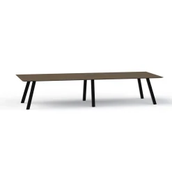 Plateaux Rectangular Powered Conference Table with Knife Edge - 144W x 48D